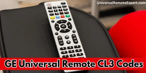 GE cl3 Universal Remote Codes