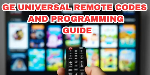 GE universal remote codes and programming guide