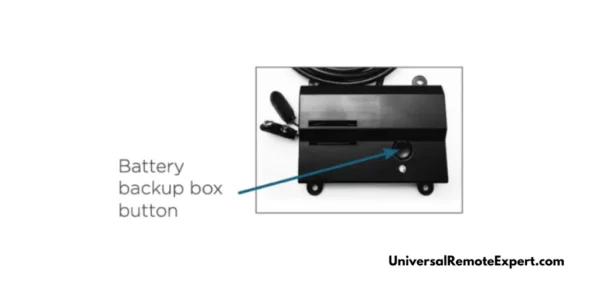 Battery backup box and button image