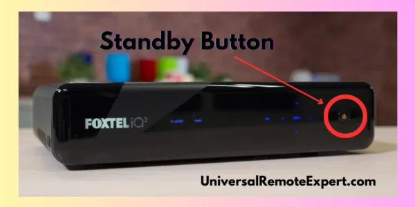 Foxtel IQ3 box Standby button