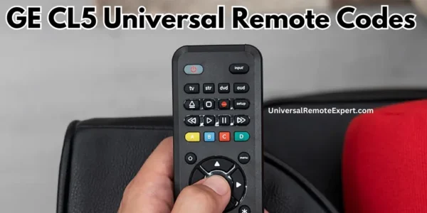 GE CL5 universal remote codes