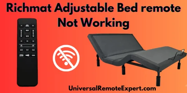 Richmat Adjustable Bed Remote Not Working