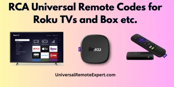 RCA universal remote codes for Roku